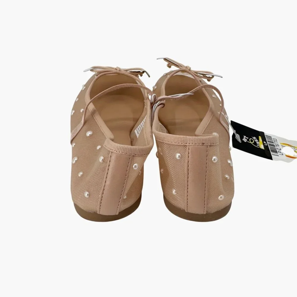 NEW art class Kids' Fleur Mesh Pearl Ballet Flats - Blush - Size 2